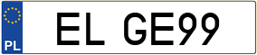 Truck License Plate